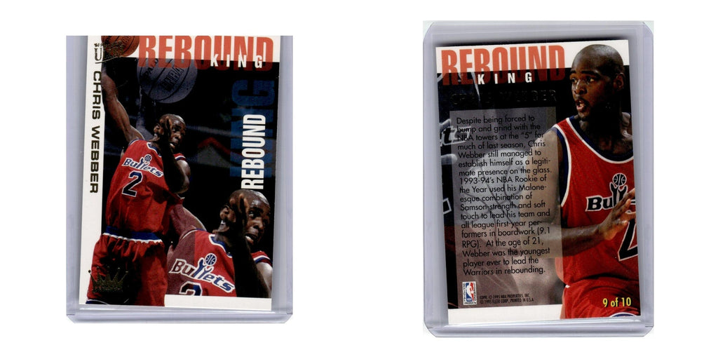 1994 Fleer Ultra Chris Webber Washington Bullets #9