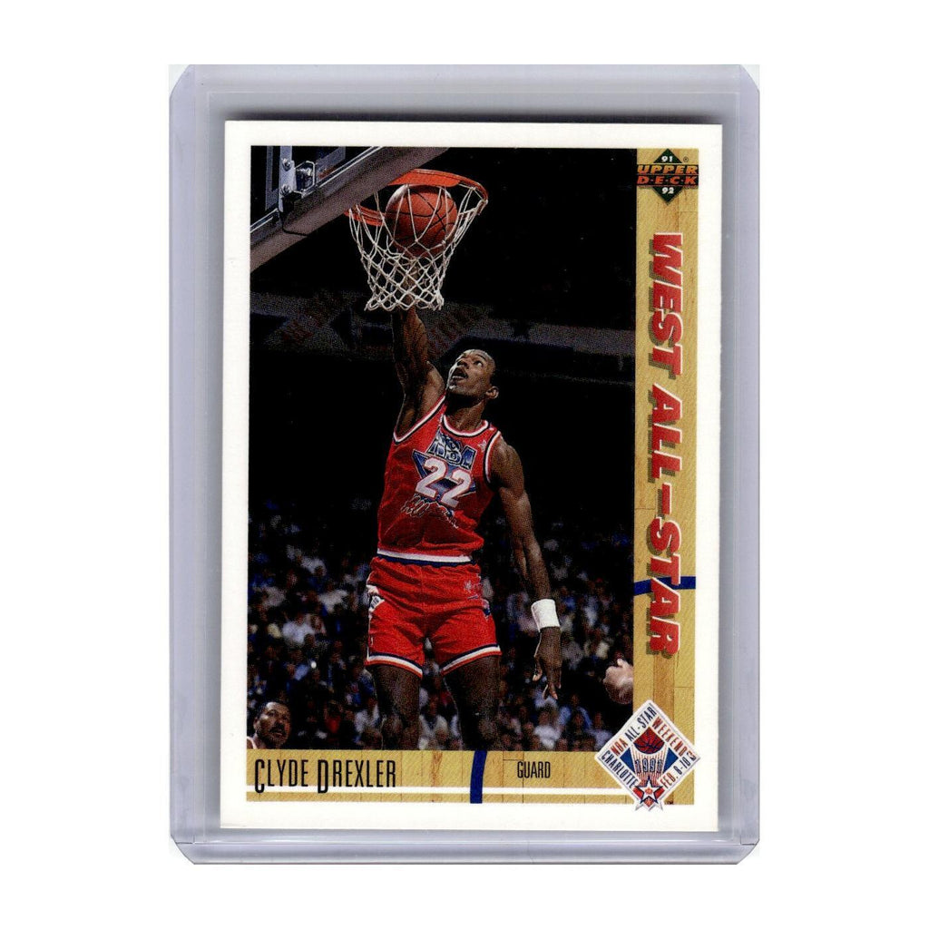 1991 Upper Deck Clyde Drexler Blazers #53