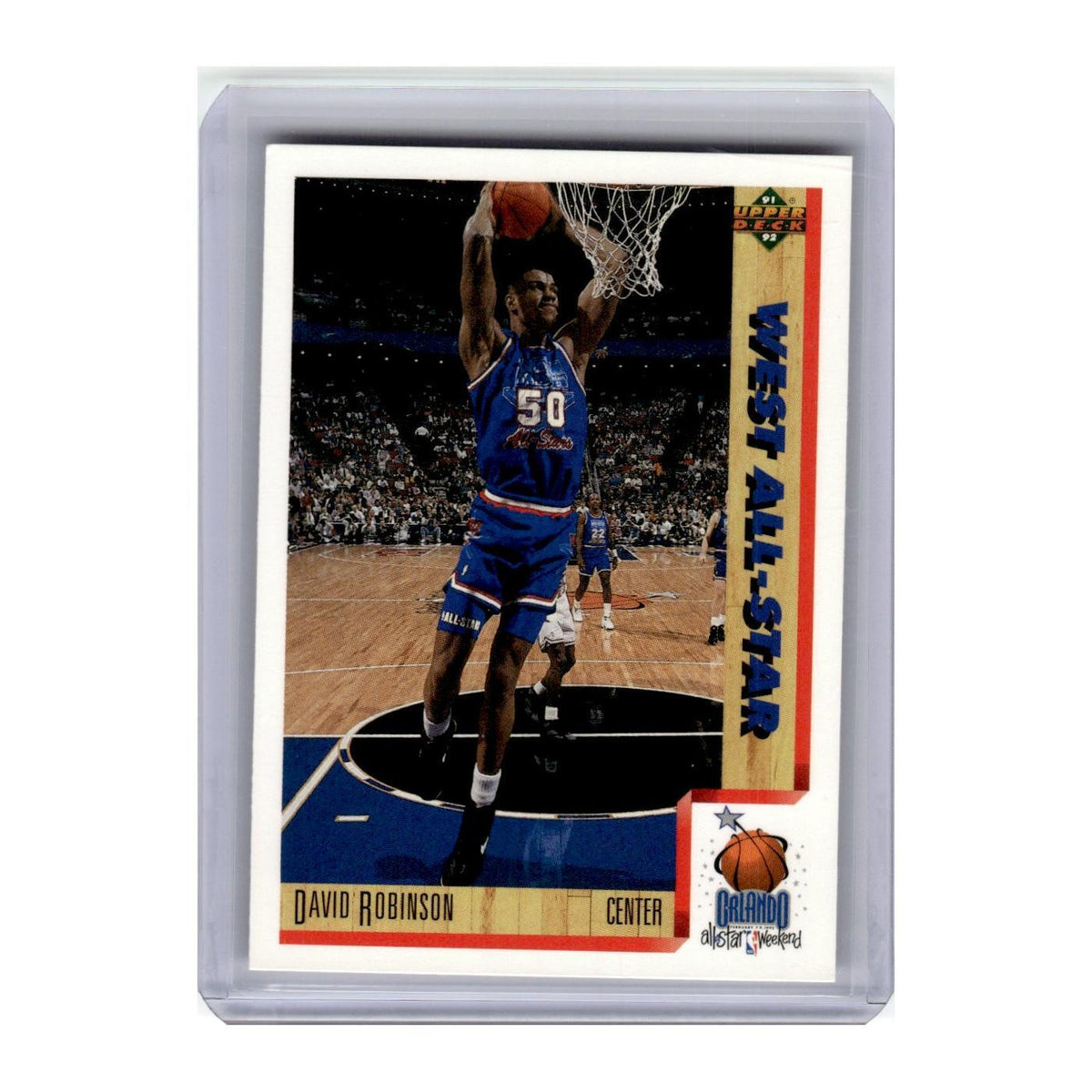 1991 Upper Deck David Robinson Spurs #467