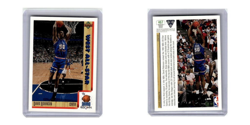1991 Upper Deck David Robinson Spurs #467
