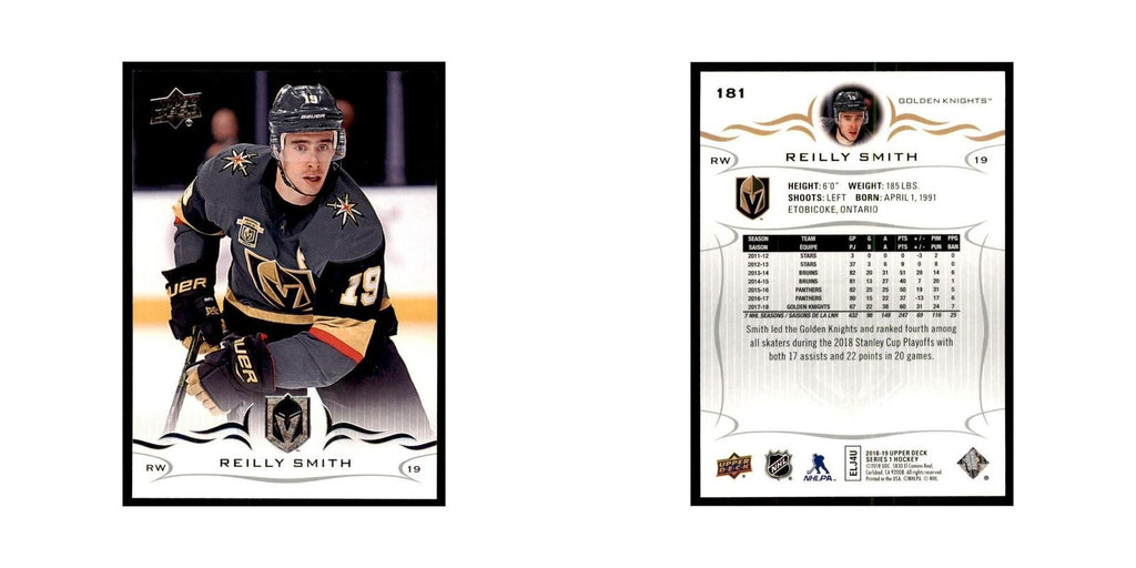 Reilly Smith 2018 Upper Deck #181 Hockey Cards Hockey Card NM