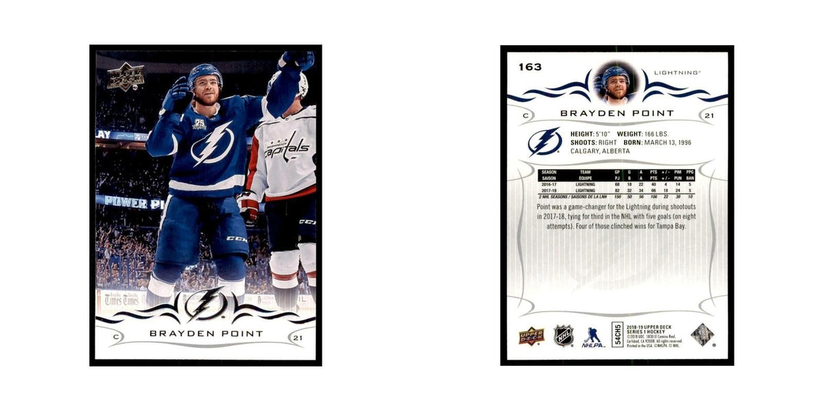 Brayden Point 2018 Upper Deck #163 Hockey Cards Hockey Card NM