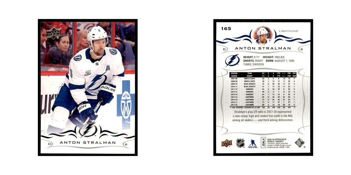 Anton Stralman 2018 Upper Deck #165 Hockey Cards Hockey Card NM