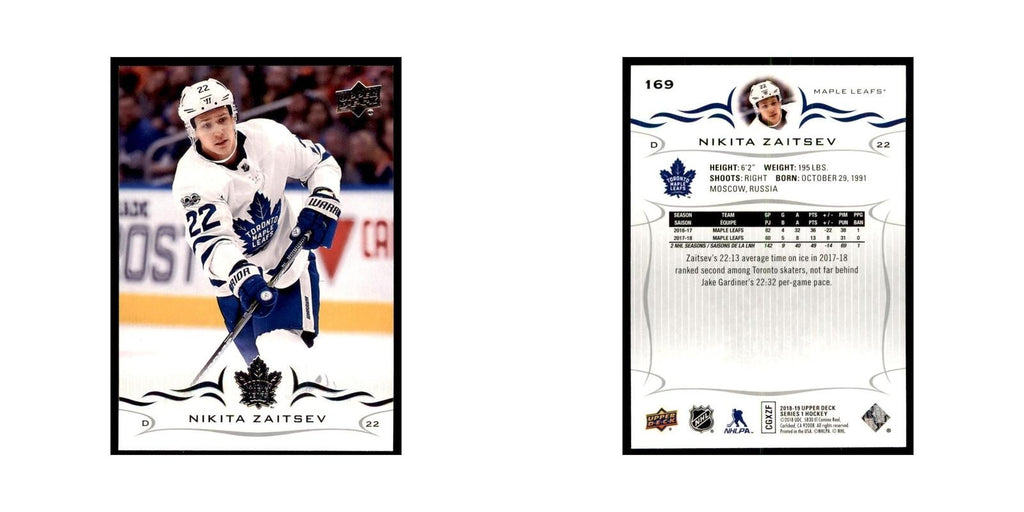 Nikita Zaitsev 2018 Upper Deck #169 Hockey Cards Hockey Card NM