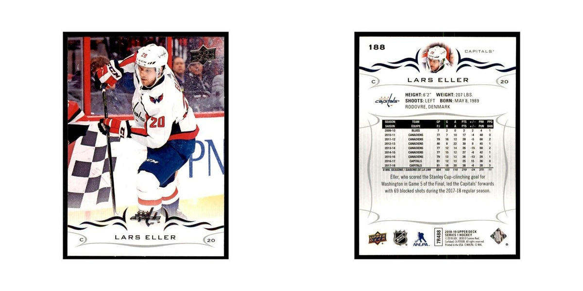 Lars Eller 2018 Upper Deck #188 Hockey Cards Hockey Card NM