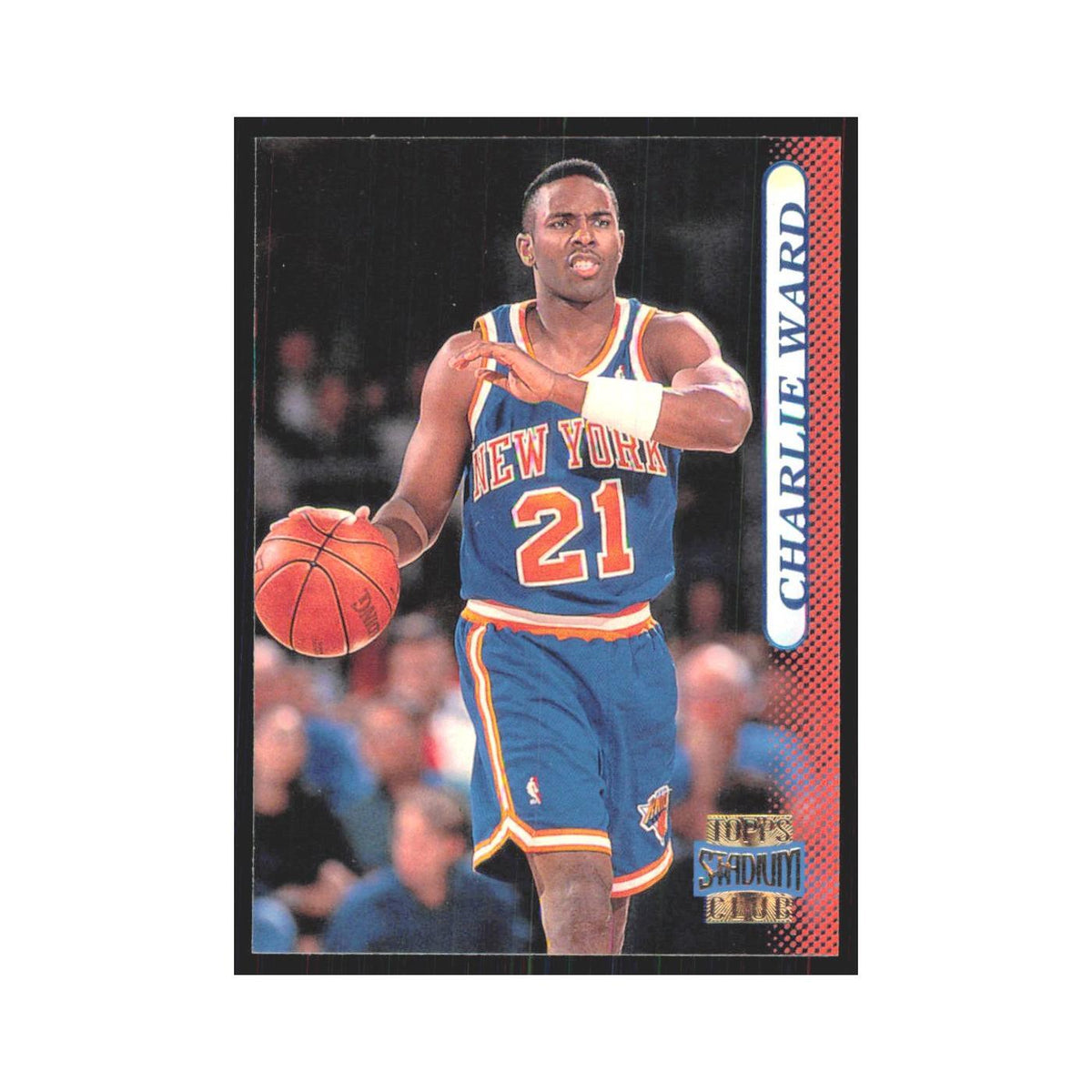 Charlie Ward 1996 Stadium Club #86 New York Knicks Basketball Card NM