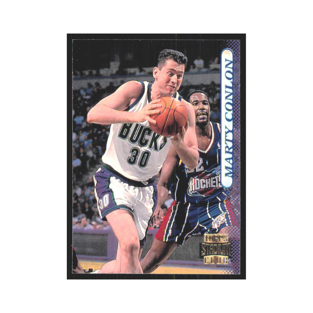 Marty Conlon 1996 Stadium Club #40 Milwaukee Bucks Basketball Card NM