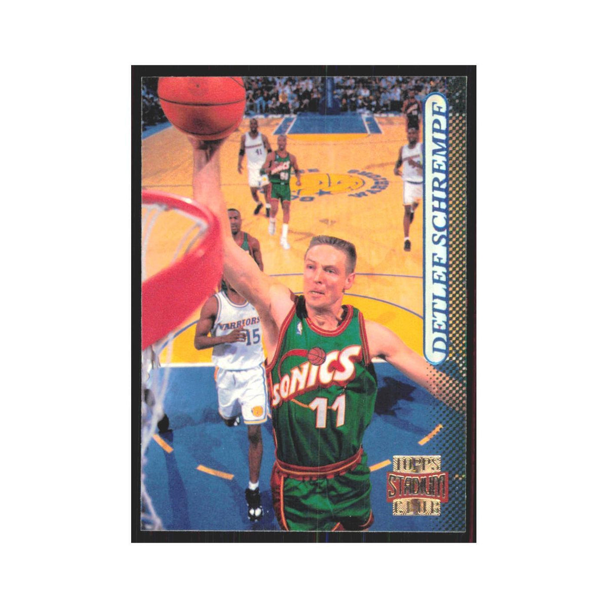 Detlef Schrempf 1996 Stadium Club #34 Seattle SuperSonics Basketball Card NM