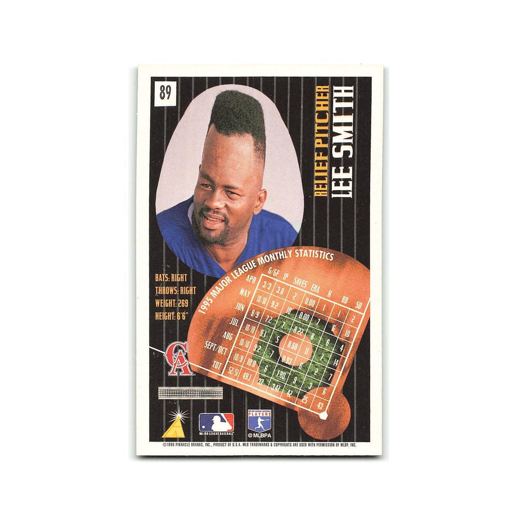 Lee Smith 1996 Pinnacle Summit #89 California Angels Baseball Card NM