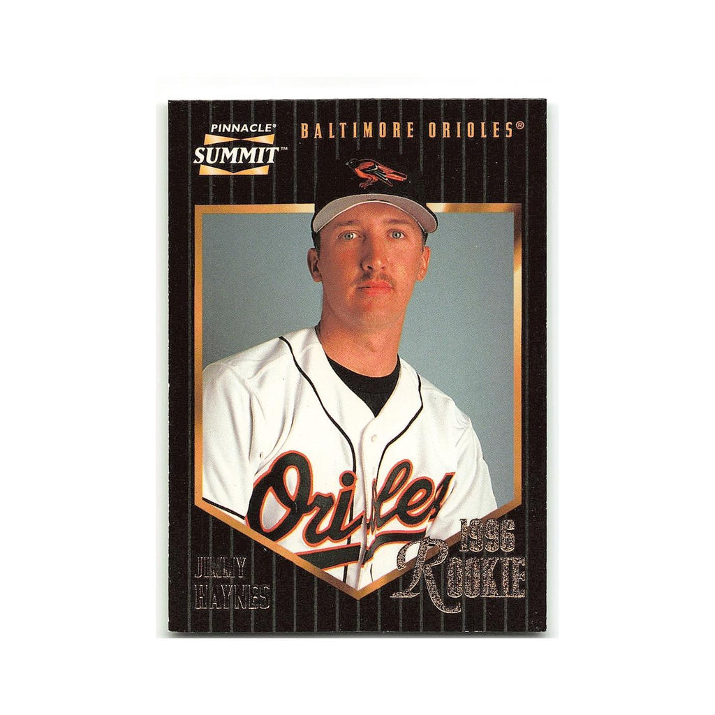 Jimmy Haynes Rookie 1996 Pinnacle Summit #195 Baltimore Orioles Baseball Card NM
