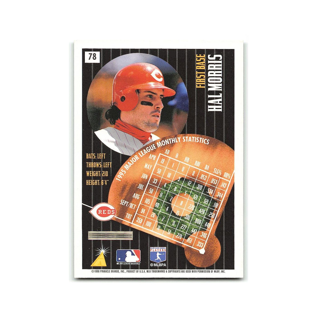 Hal Morris 1996 Pinnacle Summit #78 Cincinnati Reds Baseball Card NM