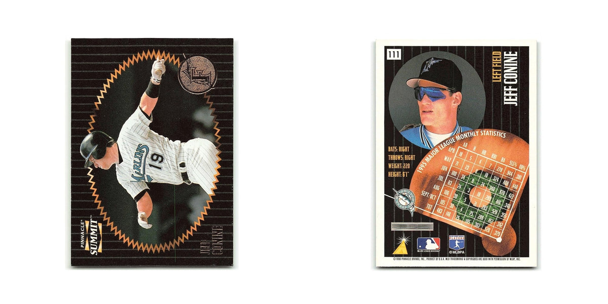 Jeff Conine 1996 Pinnacle Summit #111 Florida Marlins Baseball Card NM