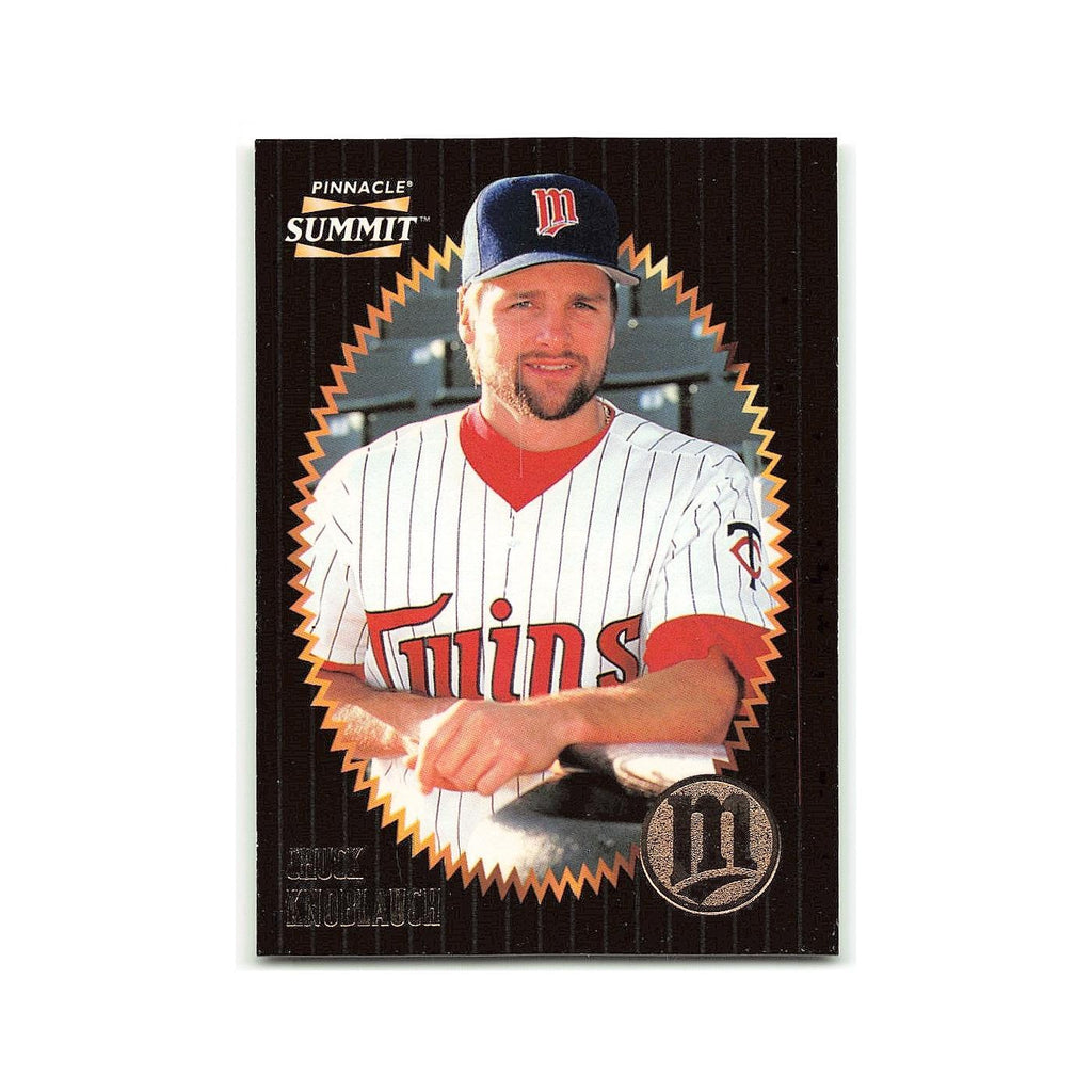 Chuck Knoblauch 1996 Pinnacle Summit #141 Minnesota Twins Baseball Card NM