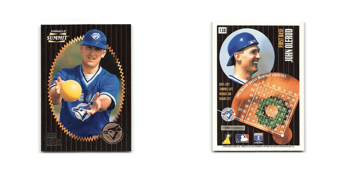 John Olerud 1996 Pinnacle Summit #138 Toronto Blue Jays Baseball Card NM