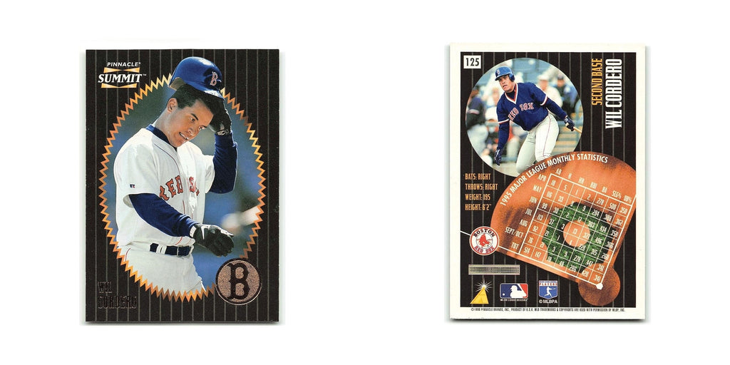 Wil Cordero 1996 Pinnacle Summit #125 Boston Red Sox Baseball Card NM