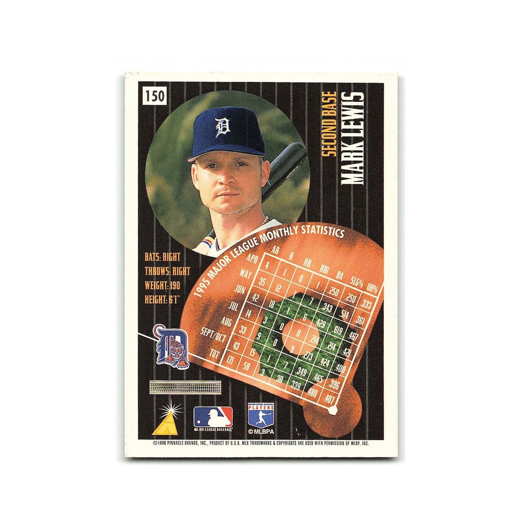 Mark Lewis 1996 Pinnacle Summit #150 Detroit Tigers Baseball Card NM