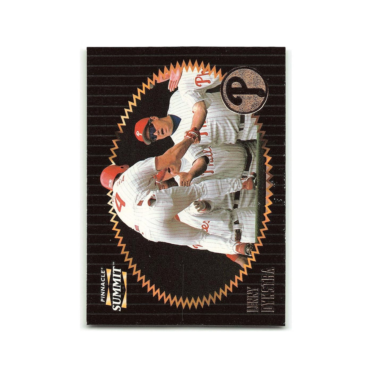 Lenny Dykstra 1996 Pinnacle Summit #92 Philadelphia Phillies Baseball Card NM