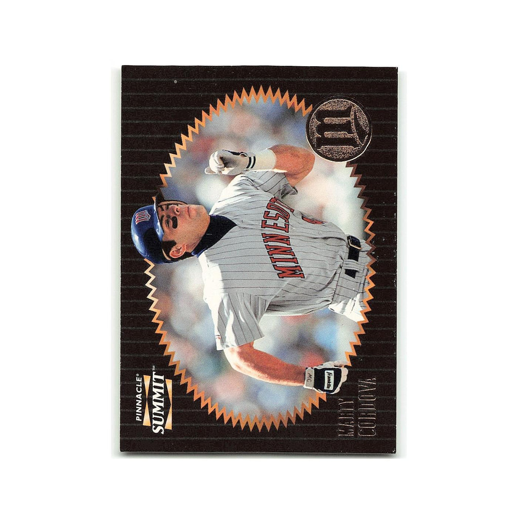 Marty Cordova 1996 Pinnacle Summit #90 Minnesota Twins Baseball Card NM