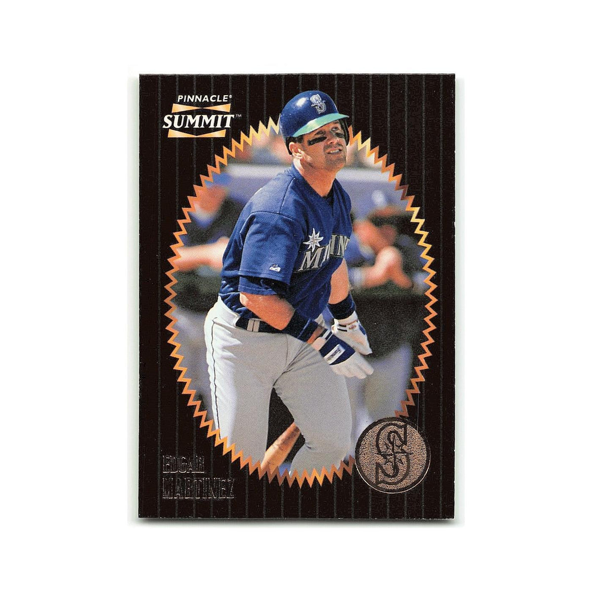 Edgar Martinez 1996 Pinnacle Summit #142 Seattle Mariners Baseball Card NM