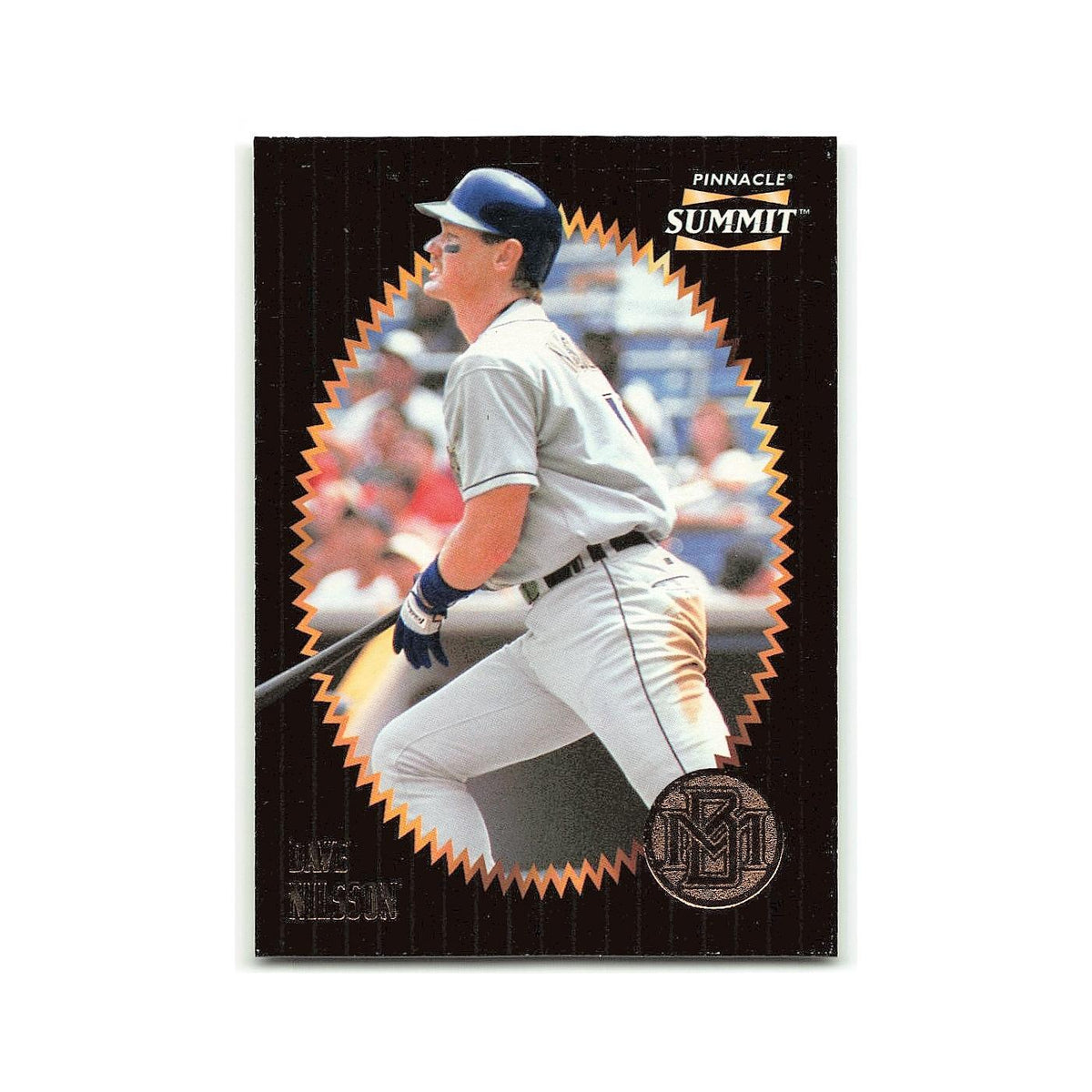 Dave Nilsson 1996 Pinnacle Summit #135 Milwaukee Brewers Baseball Card NM