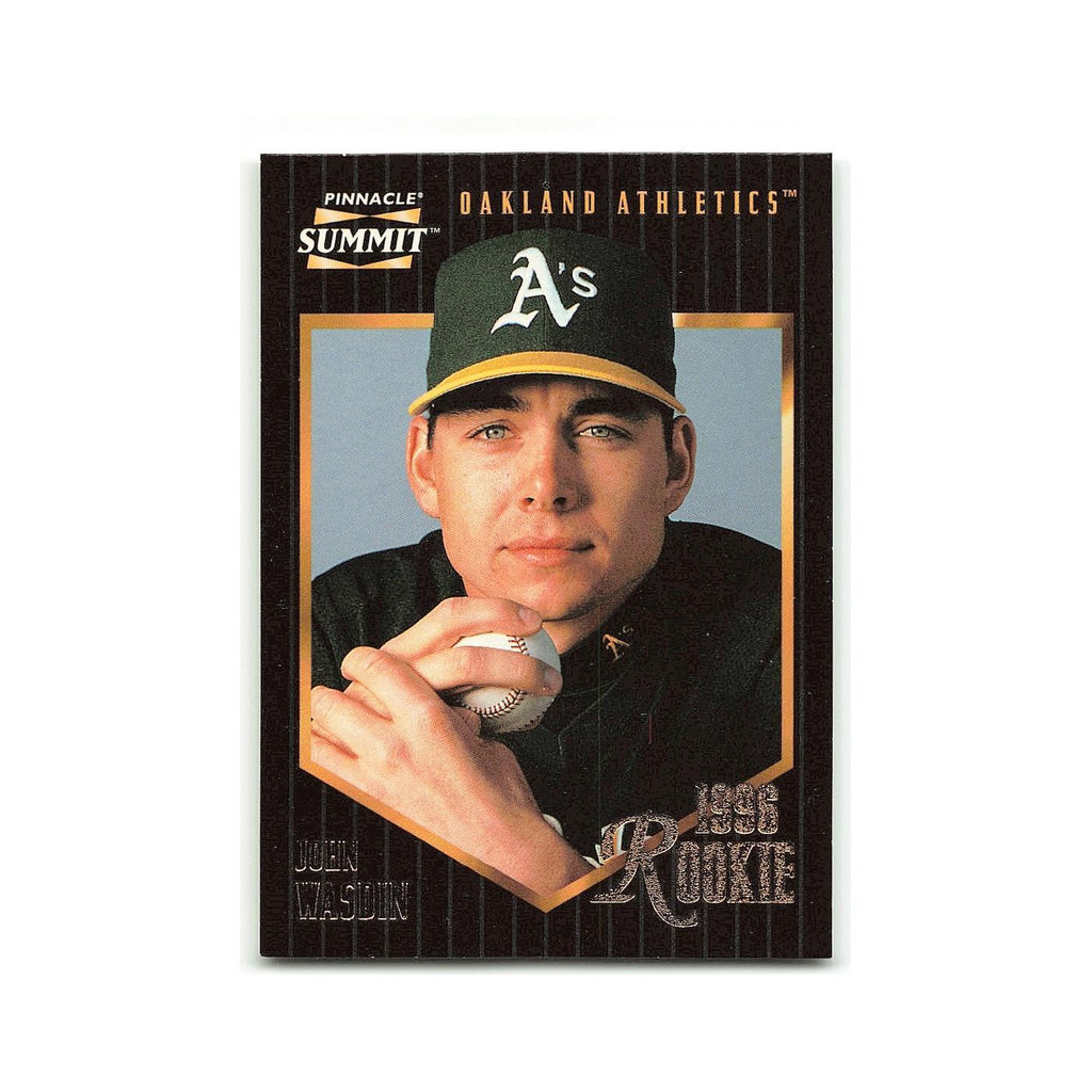 John Wasdin Rookie 1996 Pinnacle Summit #175 Oakland Athletics Baseball Card NM