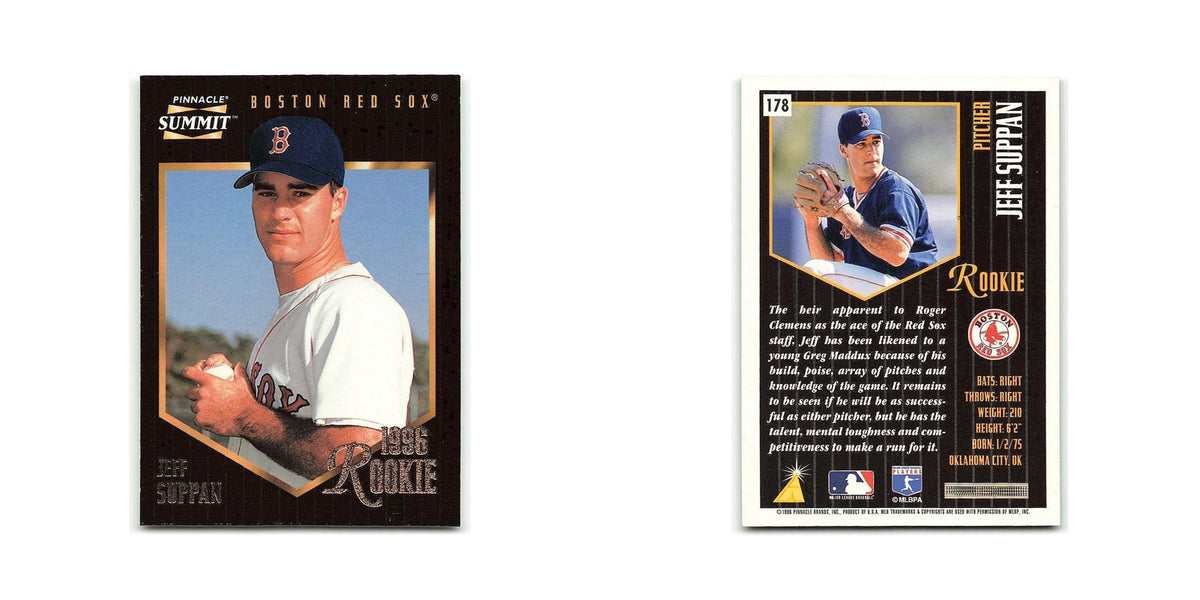 Jeff Suppan Rookie 1996 Pinnacle Summit #178 Boston Red Sox Baseball Card NM