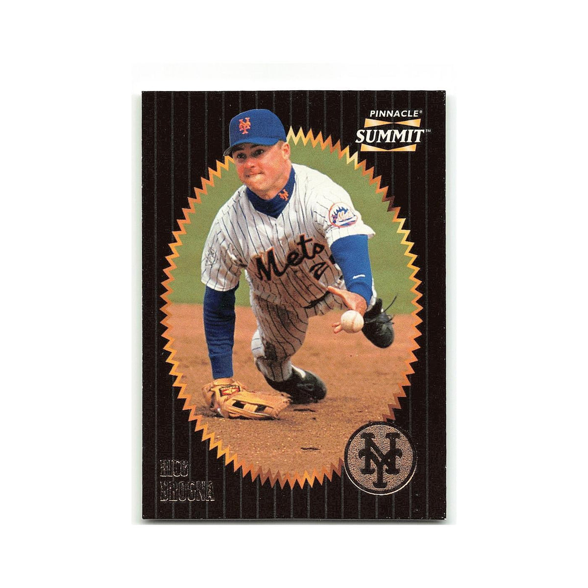 Rico Brogna 1996 Pinnacle Summit #143 New York Mets Baseball Card NM