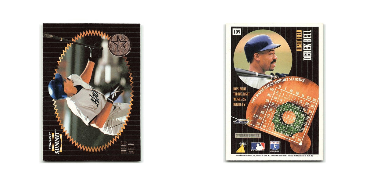 Derek Bell 1996 Pinnacle Summit #109 Houston Astros Baseball Card NM