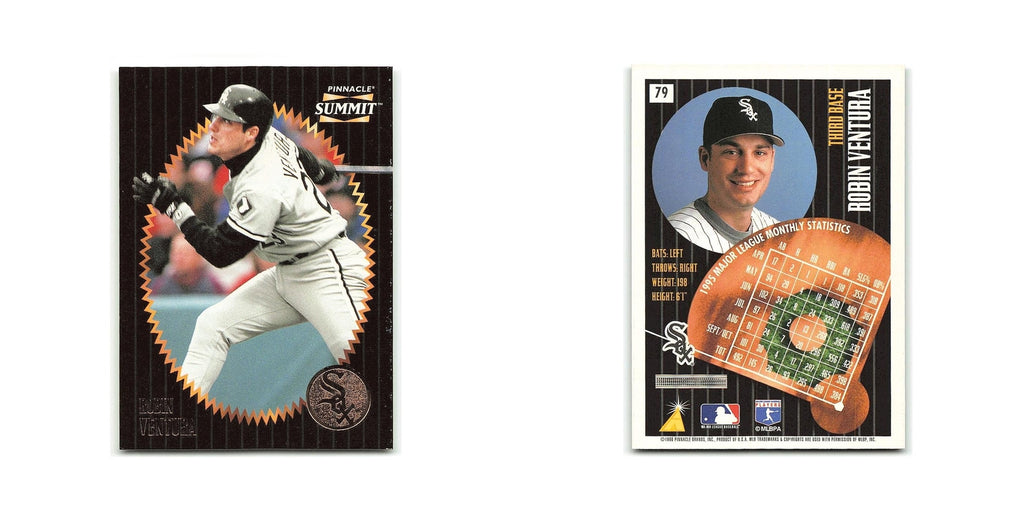 Robin  Ventura 1996 Pinnacle Summit #79 Chicago White Sox Baseball Card NM