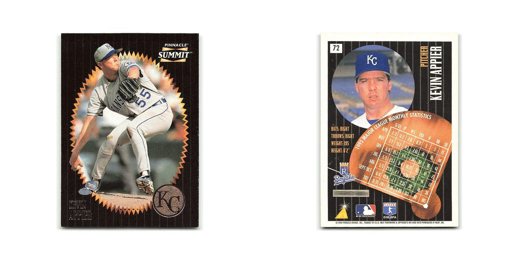 Kevin Appier 1996 Pinnacle Summit #72 Kansas City Royals Baseball Card NM