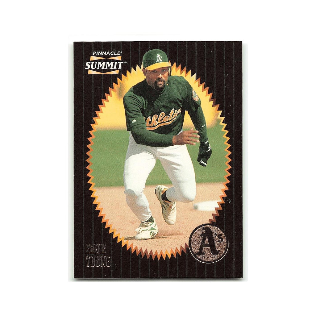 Ernie Young 1996 Pinnacle Summit #71 Oakland Athletics Baseball Card NM