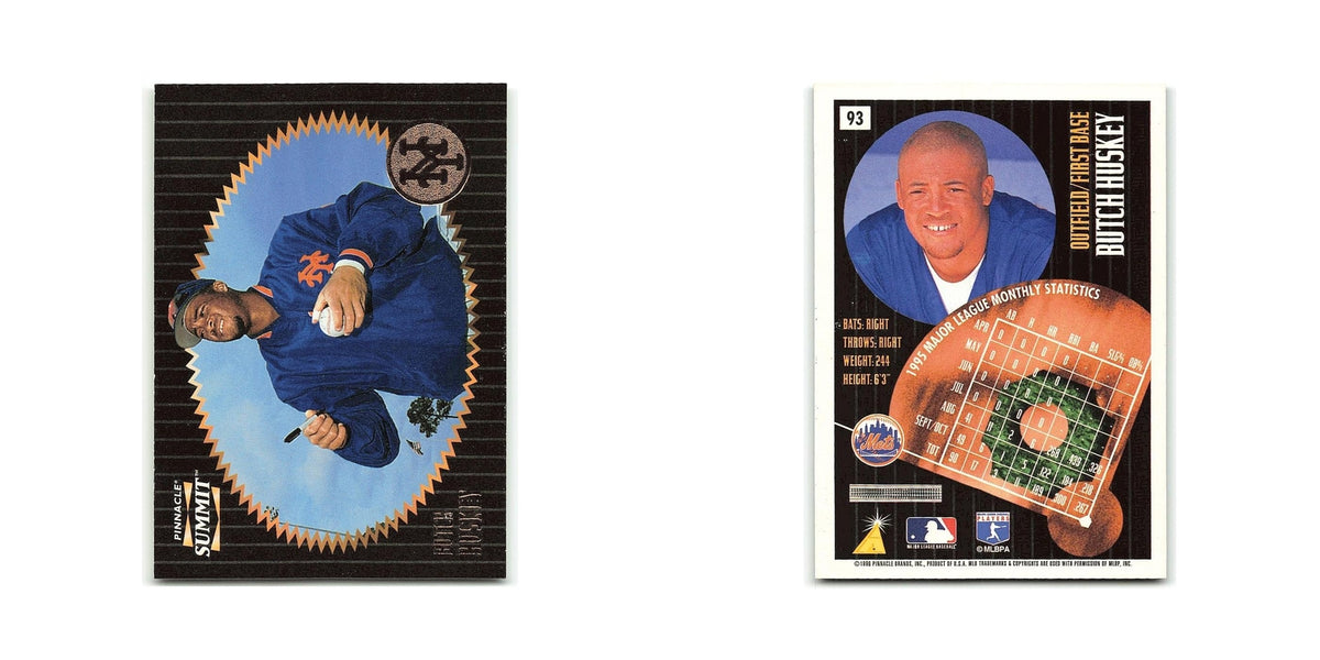 Butch Huskey 1996 Pinnacle Summit #93 New York Mets Baseball Card NM
