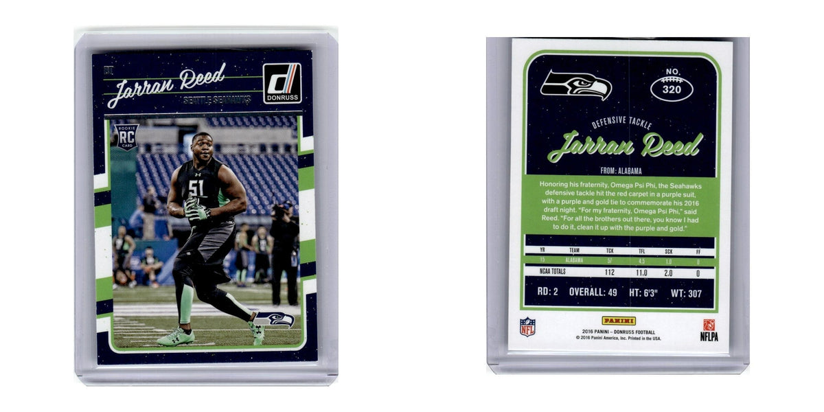 2016 Donruss Jarran Reed RC Seahawks #320