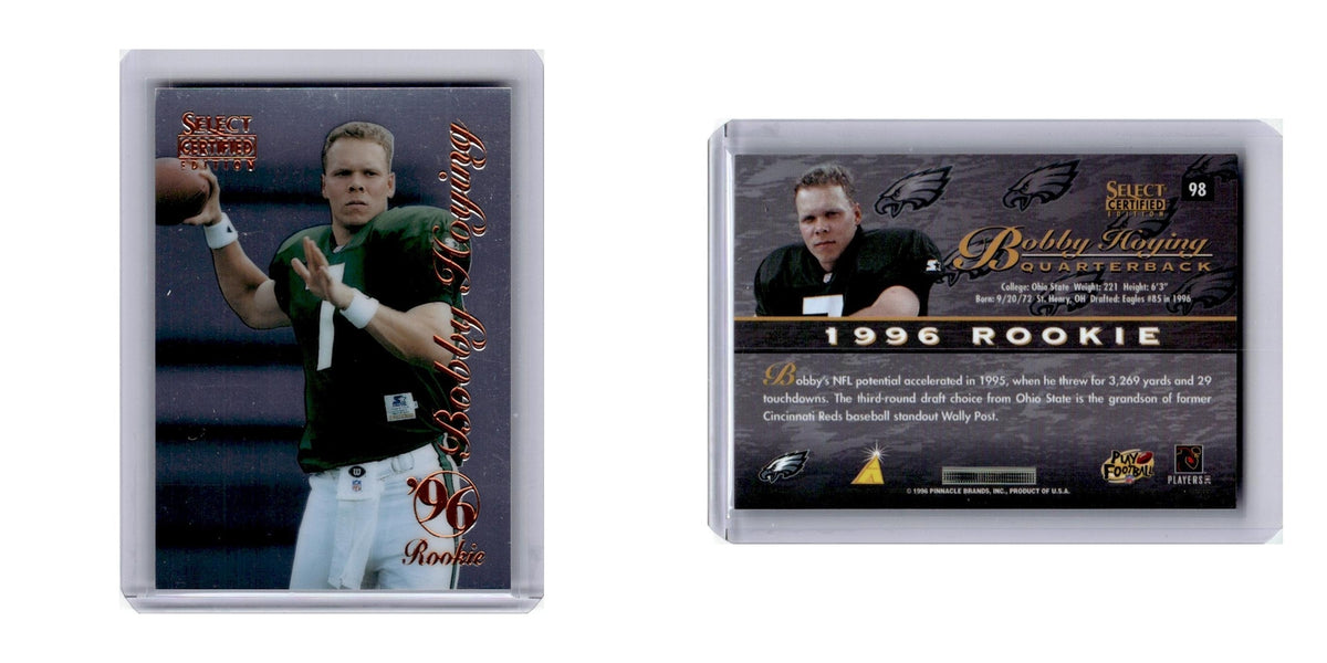 1996 Select Certified Bobby Hoying RC Eagles #98