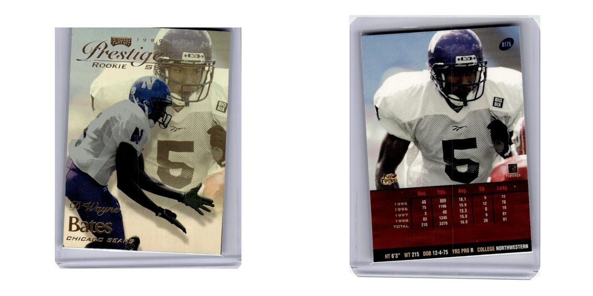 1999 Playoff Prestige SSD D'Wayne Bates RC Bears #B175