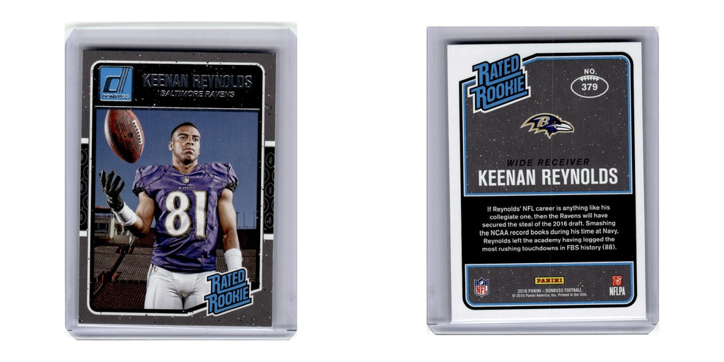 2016 Donruss Keenan Reynolds RC Ravens #379