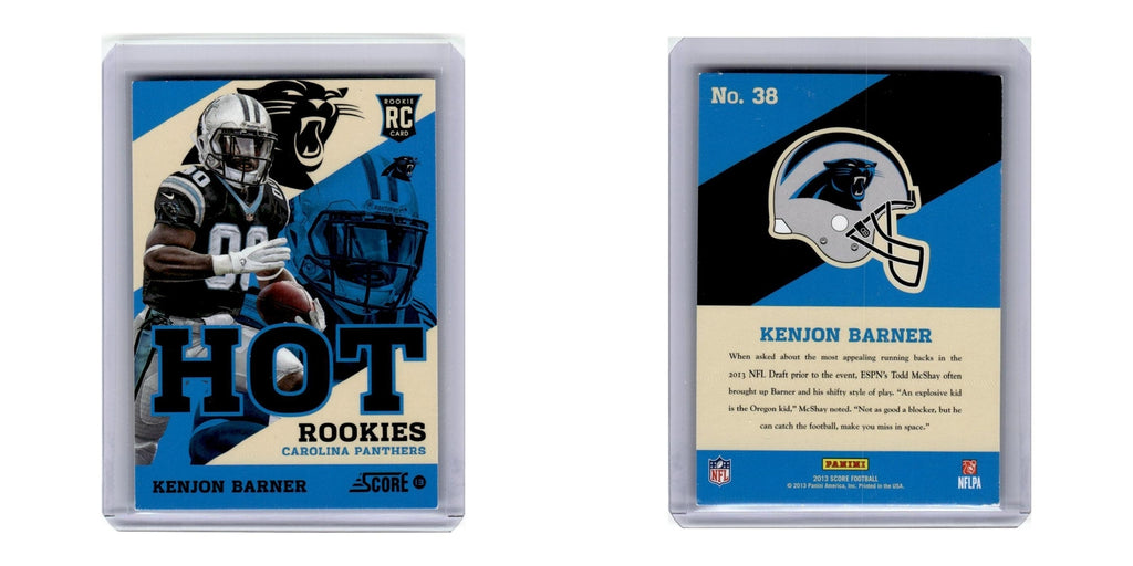 2013 Score Hot Rookies Kenjon Barner Panthers #38