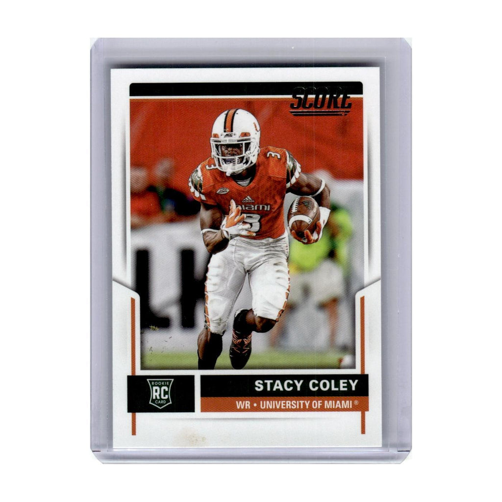 2017 Score Stacy Coley RC Miami Hurricanes #408