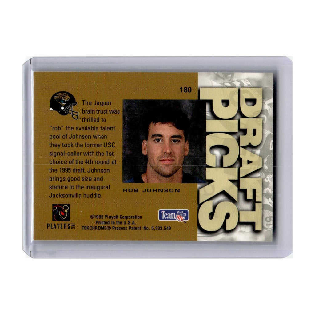 1995 Playoff Absolute Rob Johnson RC Jaguars #180