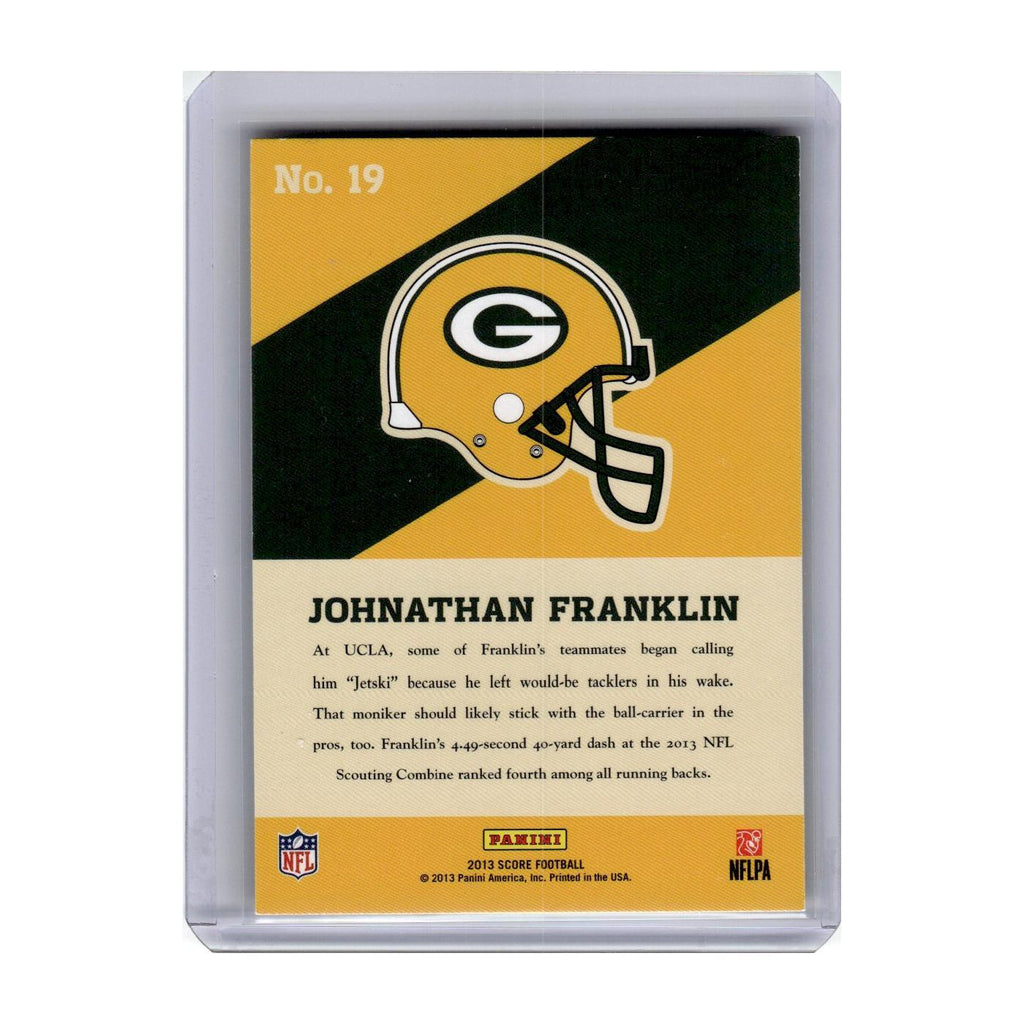 2013 Score Hot Rookies Johnathan Franklin Packers #19