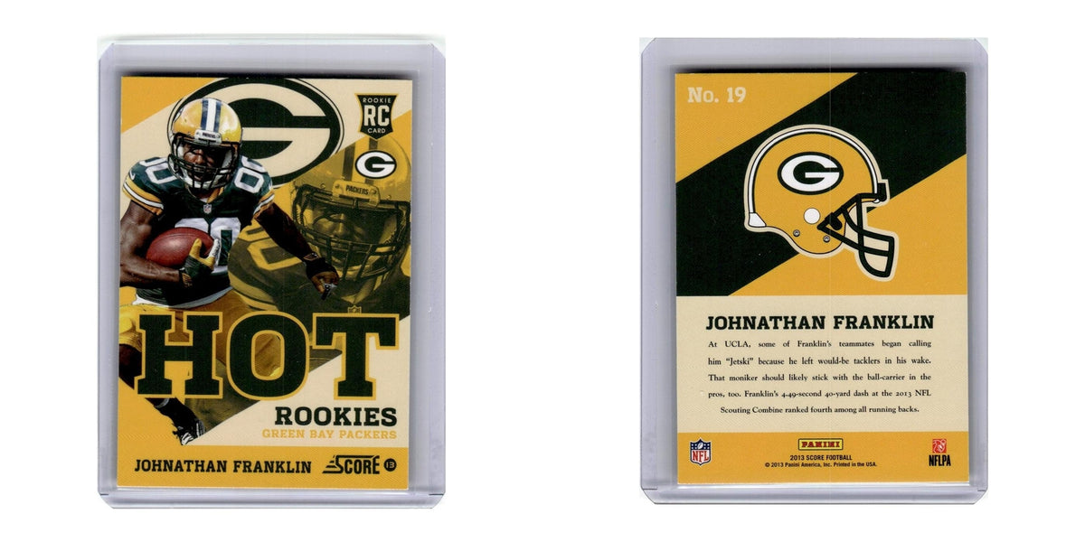 2013 Score Hot Rookies Johnathan Franklin Packers #19
