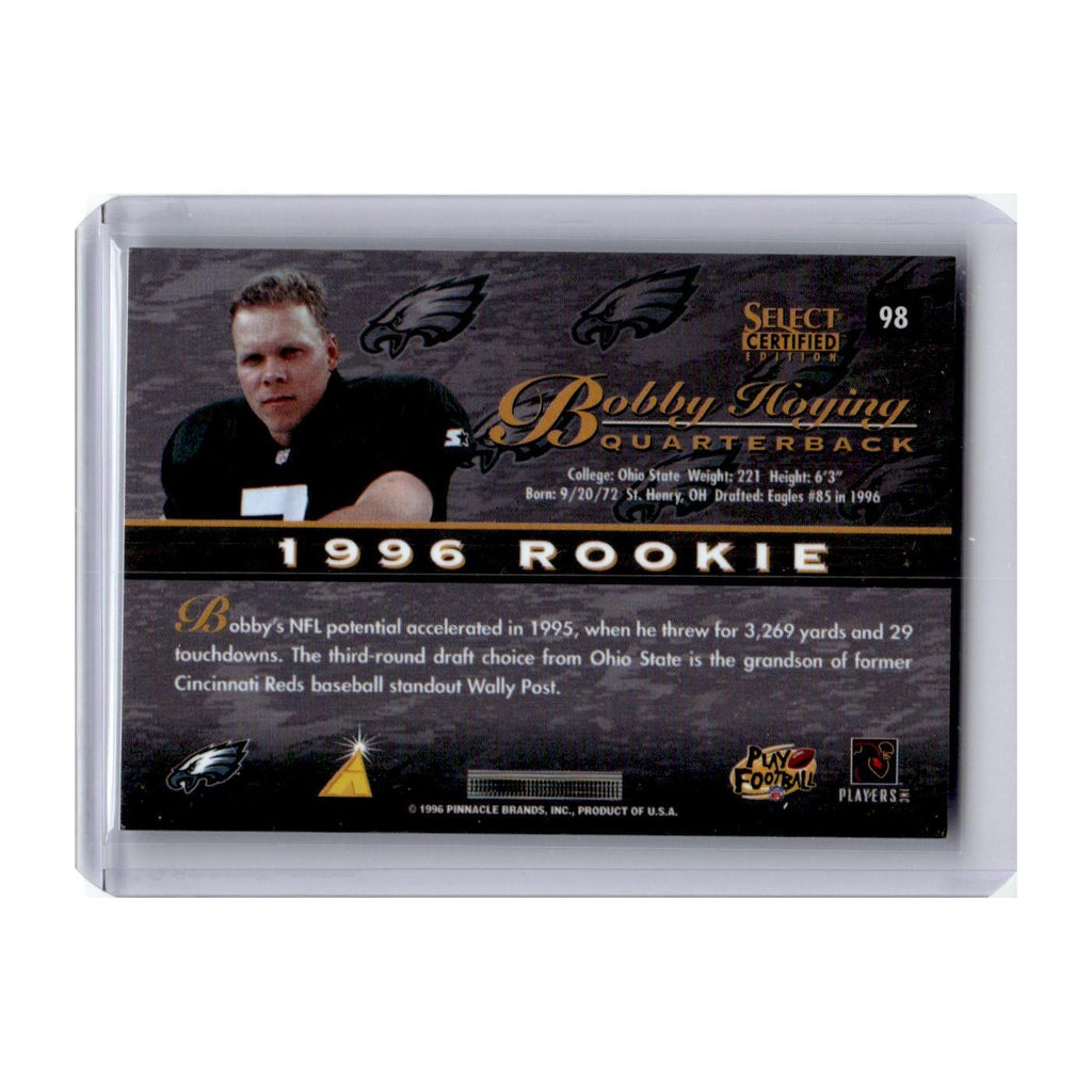 1996 Select Certified Bobby Hoying RC Eagles #98