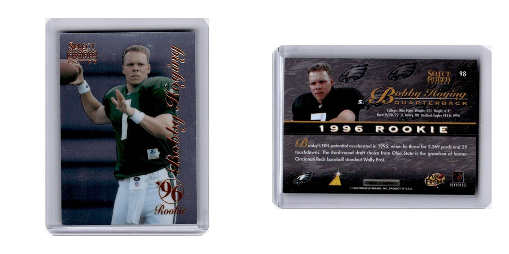 1996 Select Certified Bobby Hoying RC Eagles #98