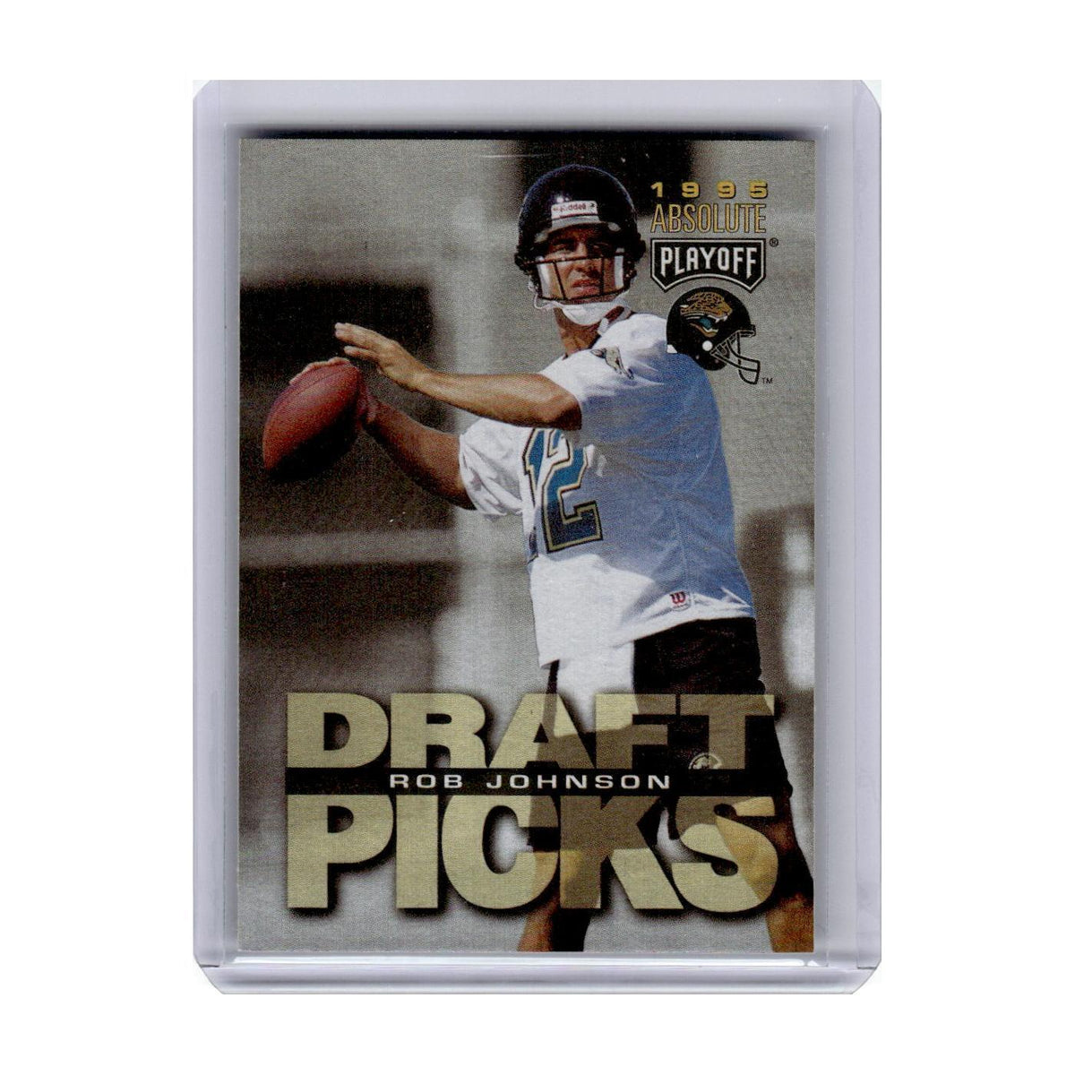 1995 Playoff Absolute Rob Johnson RC Jaguars #180