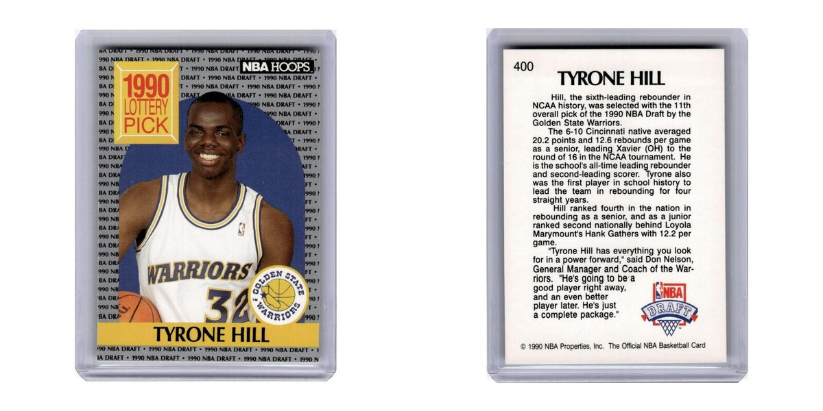 1990 Hoops Tyrone Hill Golden State Warriors #400