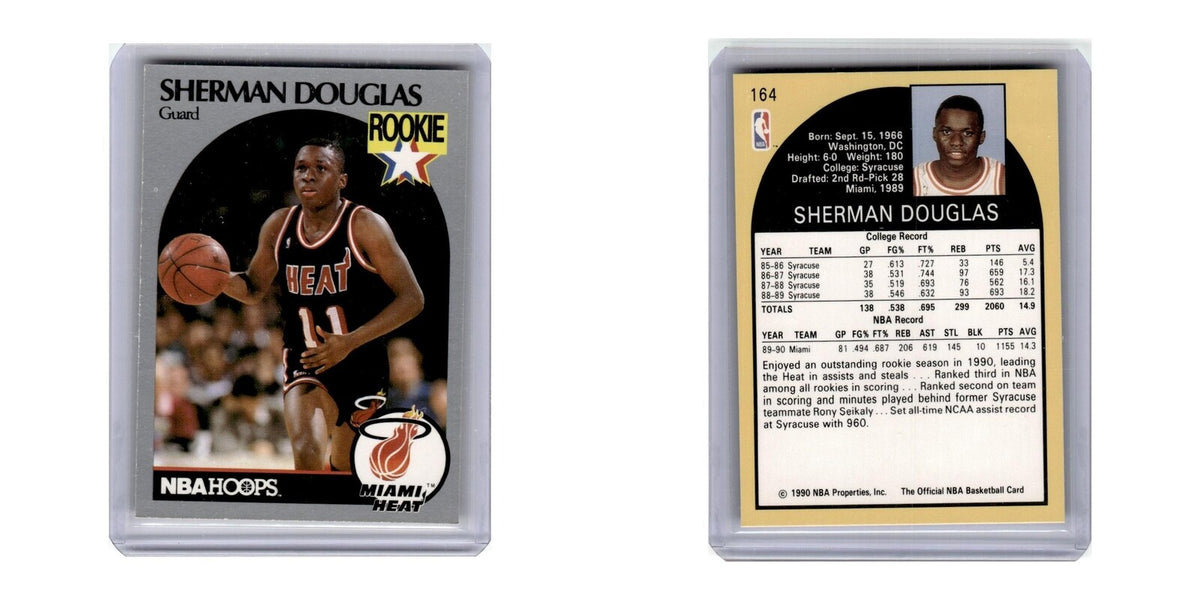 1990 Hoops Sherman Douglas Heat #164
