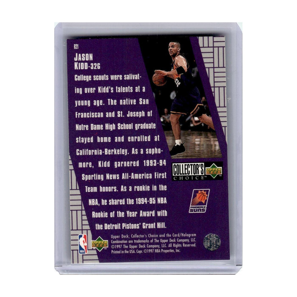 1997 Collector's Choice You Crash the Game Jason Kidd Suns #R21