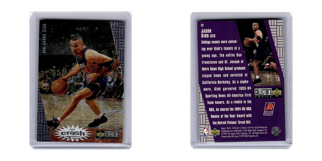 1997 Collector's Choice You Crash the Game Jason Kidd Suns #R21