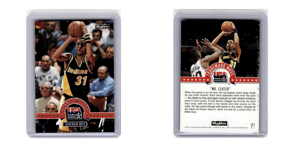 1994 SkyBox Reggie Miller #77