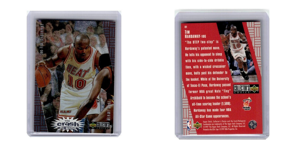 1997 Collector's Choice You Crash the Game Tim Hardaway Heat #R14
